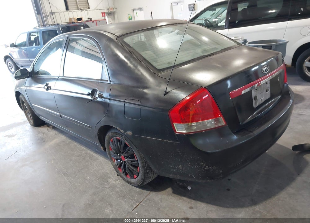 2007 KIA SPECTRA LX VIN: KNAFE121775386465