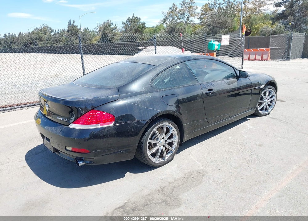 2004 BMW 645CI VIN: WBAEH73484B190000