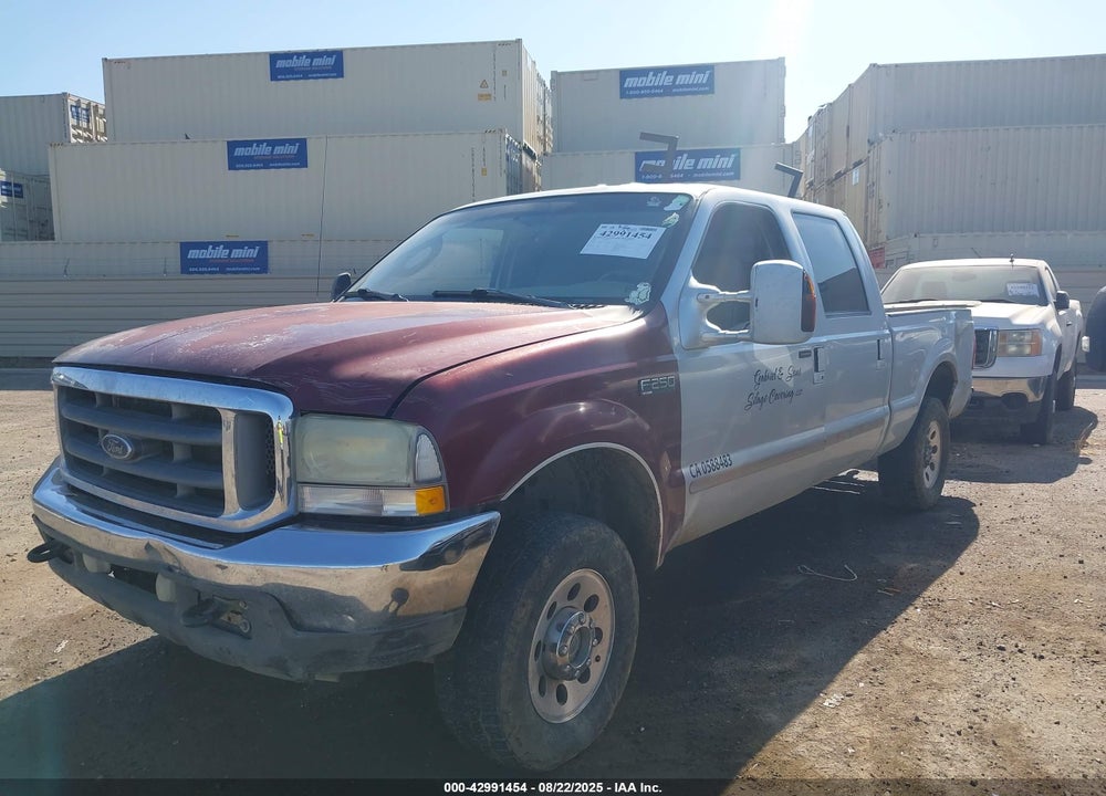 2005 FORD F250 SUPER DUTY VIN: 1FTSW21Y25EC43035