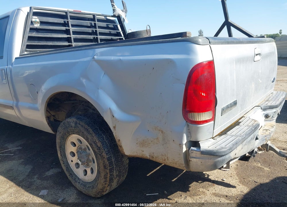 2005 FORD F250 SUPER DUTY VIN: 1FTSW21Y25EC43035