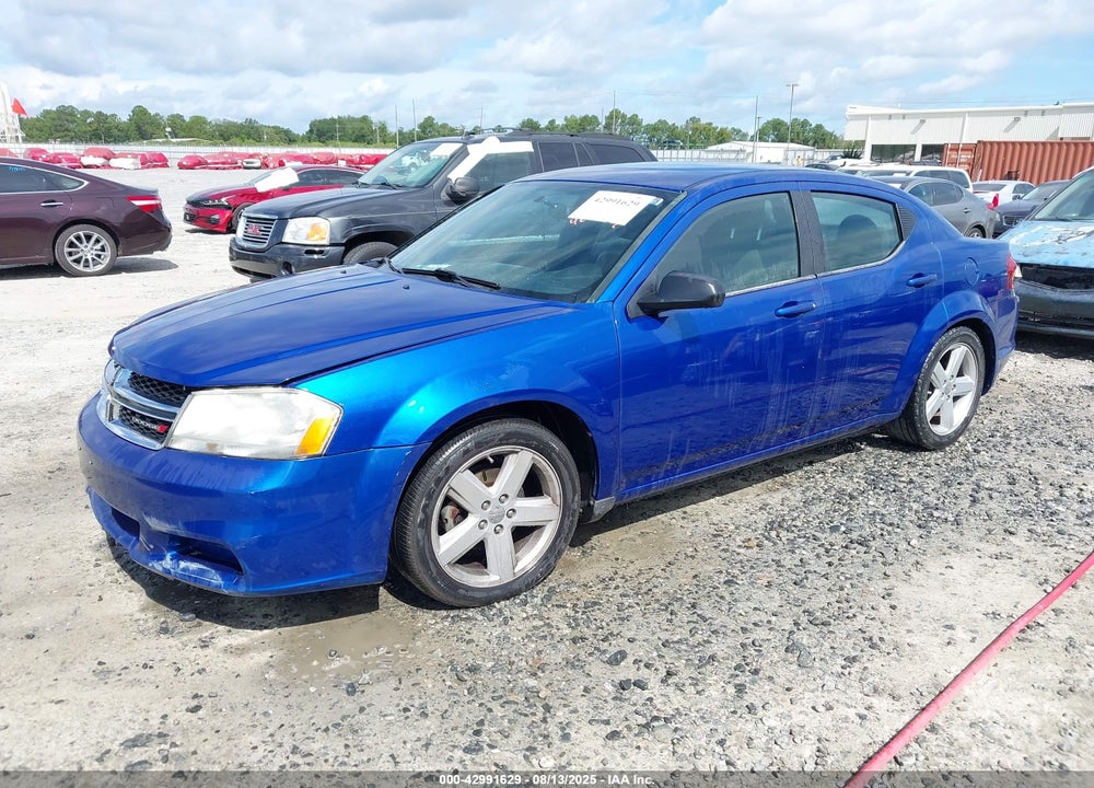 2013 DODGE AVENGER VIN: 1C3CDZAB8DN644767