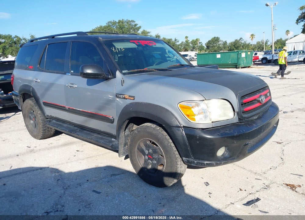 2002 TOYOTA SEQUOIA LIMITED V8 VIN: 5TDBT48AX2S059349