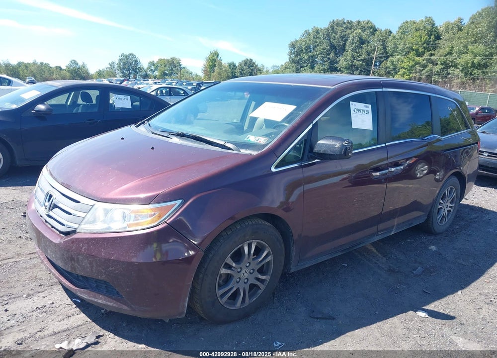 2011 HONDA ODYSSEY EX-L VIN: 5FNRL5H65BB058257