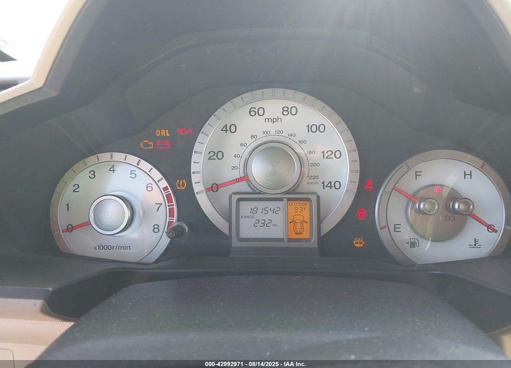 2010 HONDA PILOT EX VIN: 5FNYF4H47AB010205