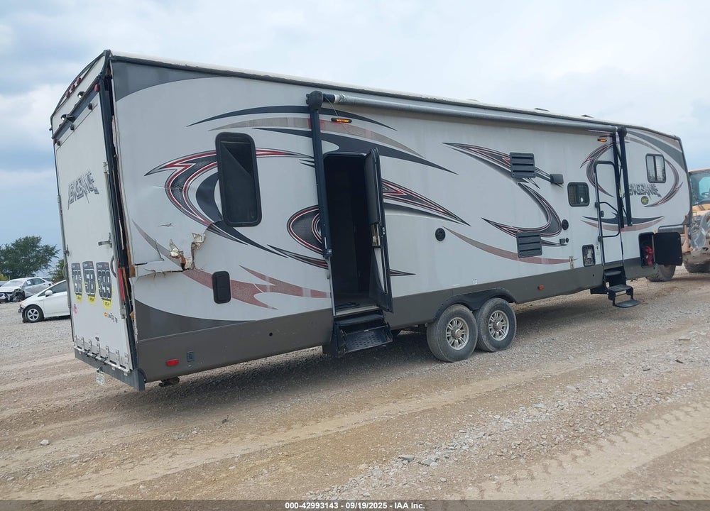 2017 FOREST RIVER TRAVEL TRAILER VIN: 4X4FVGG29HR501014