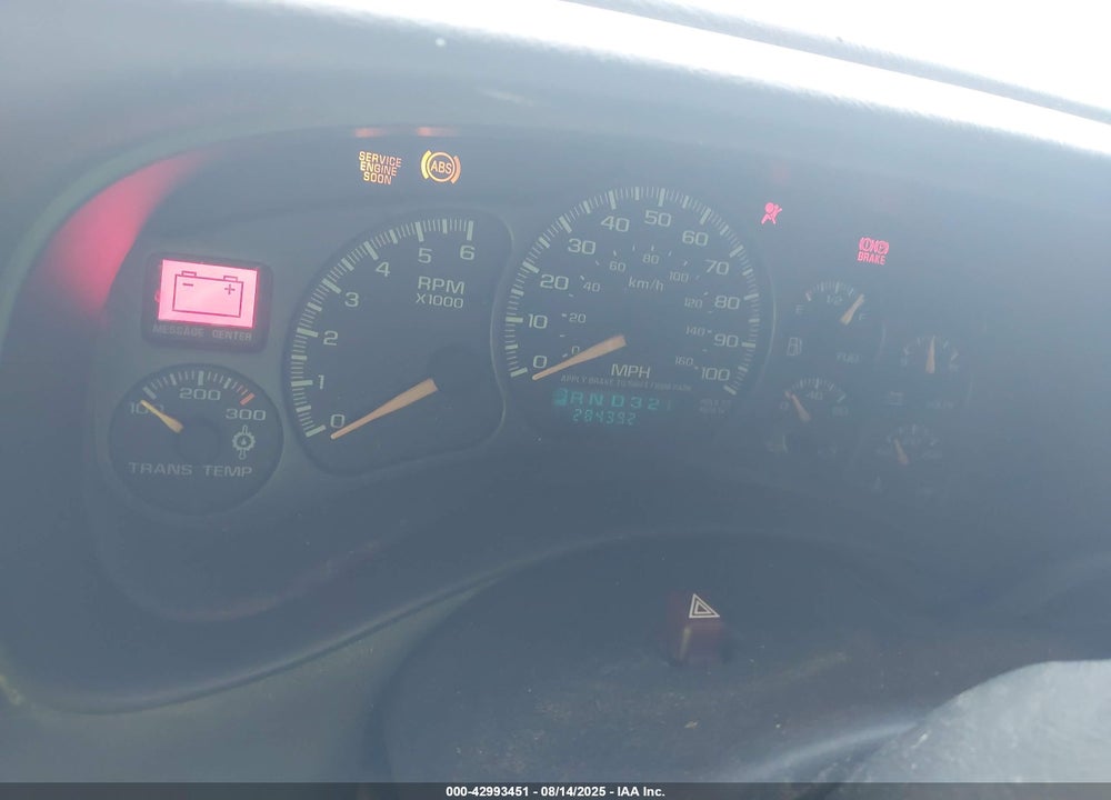 2002 CHEVROLET SILVERADO 2500HD LS VIN: 1GCHK23U42F119452