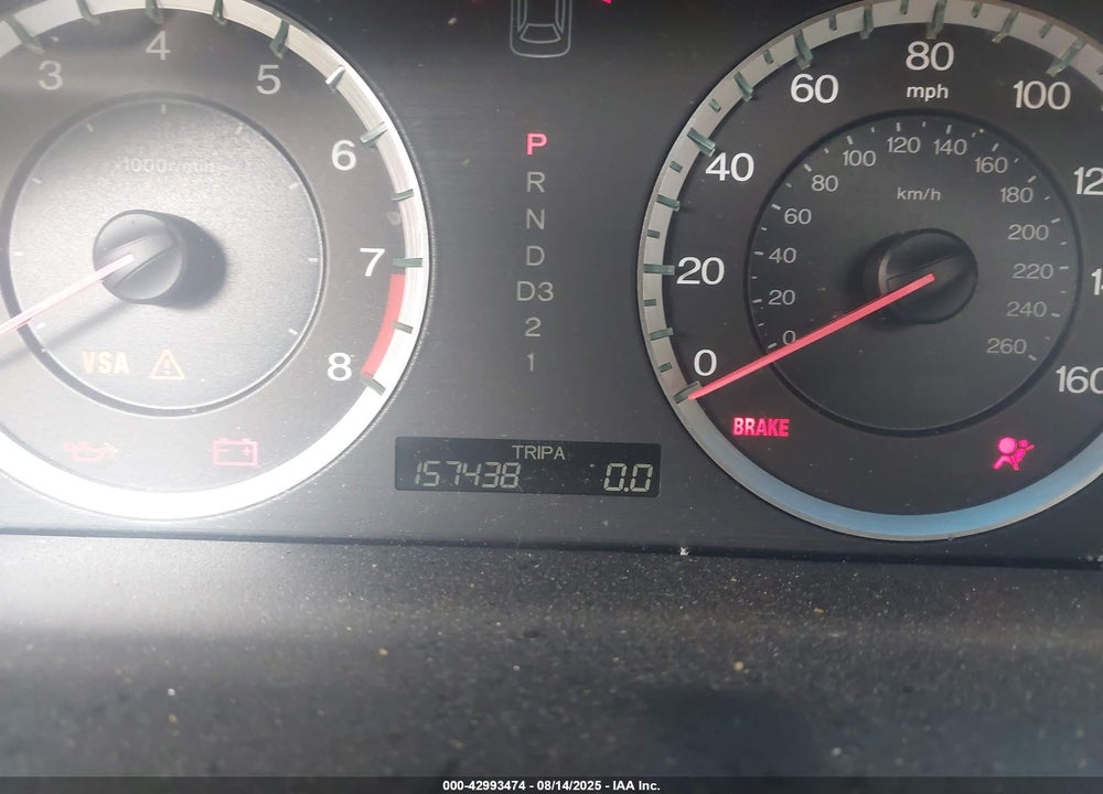 2008 HONDA ACCORD VIN: 1HGCS12788A023833