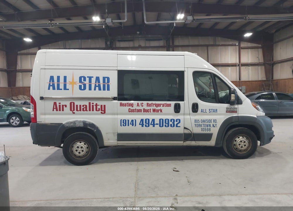 2014 RAM PROMASTER 2500 HIGH ROOF VIN: 3C6TRVCG3EE119711