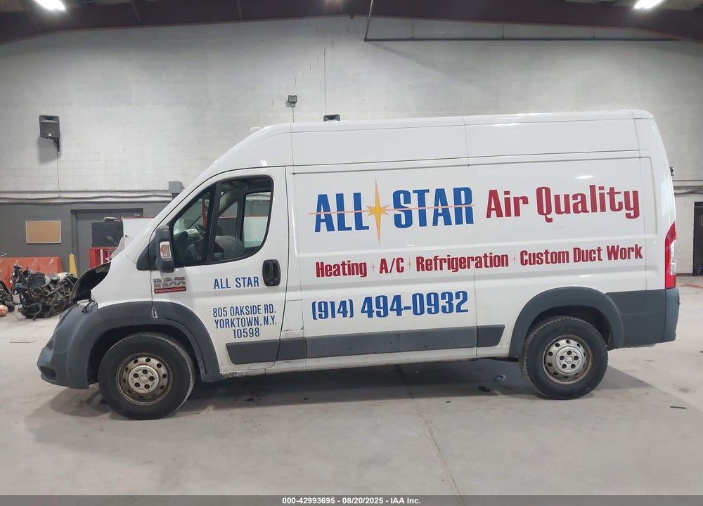 2014 RAM PROMASTER 2500 HIGH ROOF VIN: 3C6TRVCG3EE119711