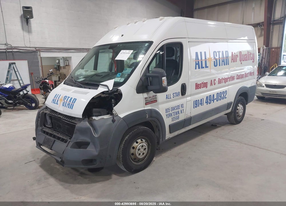 2014 RAM PROMASTER 2500 HIGH ROOF VIN: 3C6TRVCG3EE119711