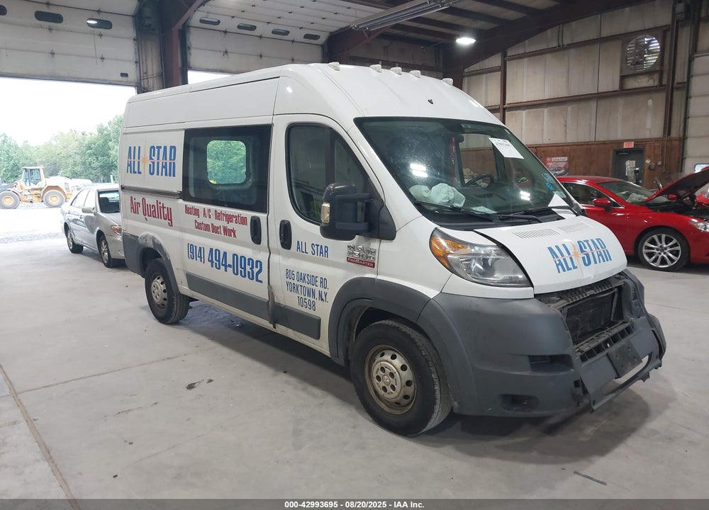 2014 RAM PROMASTER 2500 HIGH ROOF VIN: 3C6TRVCG3EE119711