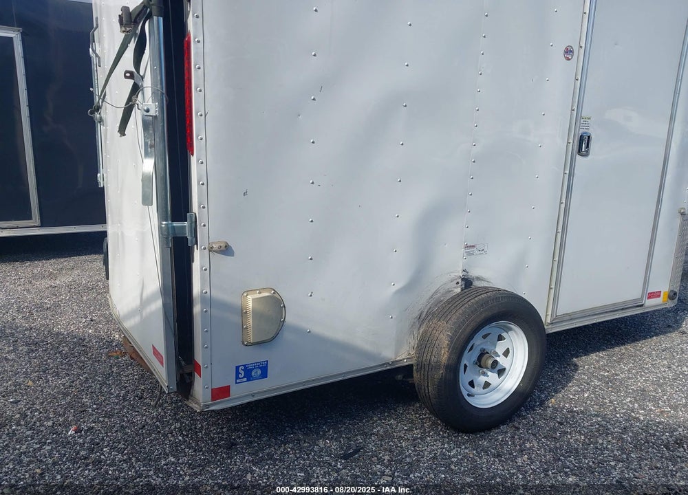 2022 CARG 12FT ENCLOSED VIN: 4D6EB1217NA047869