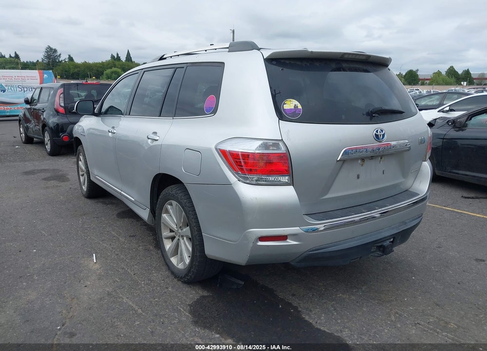 2011 TOYOTA HIGHLANDER HYBRID VIN: JTEDC3EH4B2001387