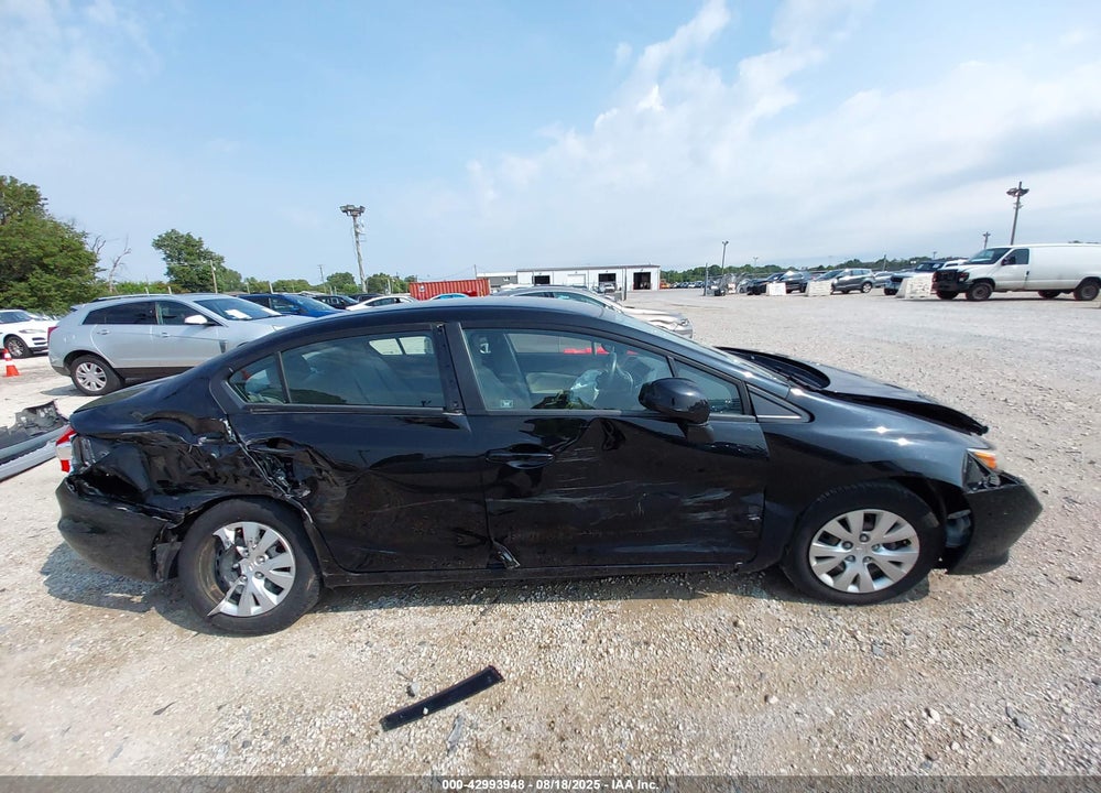 2012 HONDA CIVIC VIN: 19XFB2F50CE004533
