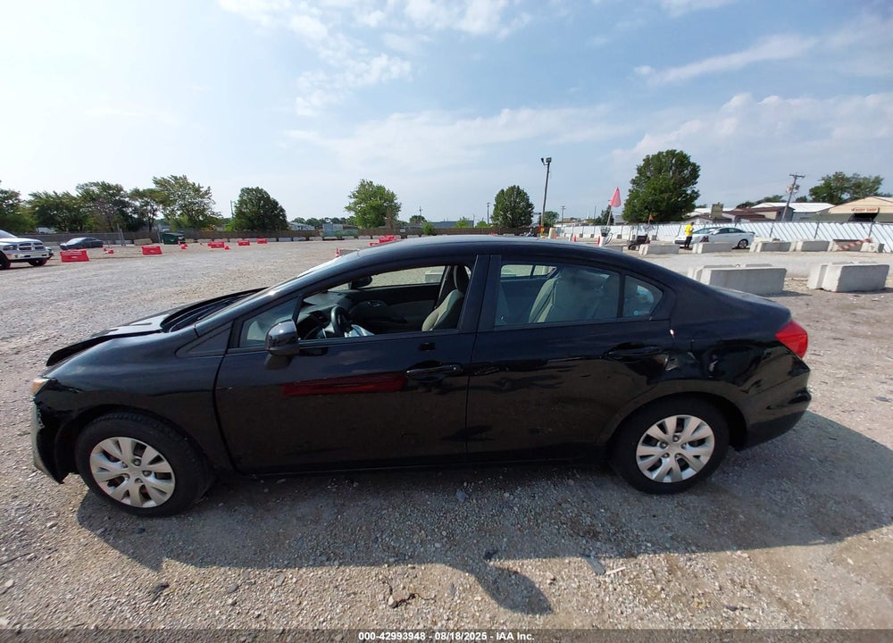 2012 HONDA CIVIC VIN: 19XFB2F50CE004533