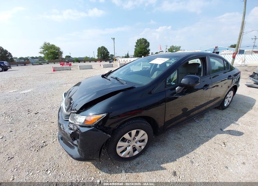 2012 HONDA CIVIC VIN: 19XFB2F50CE004533