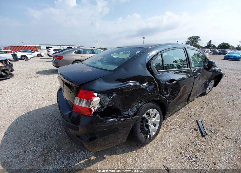 2012 HONDA CIVIC VIN: 19XFB2F50CE004533