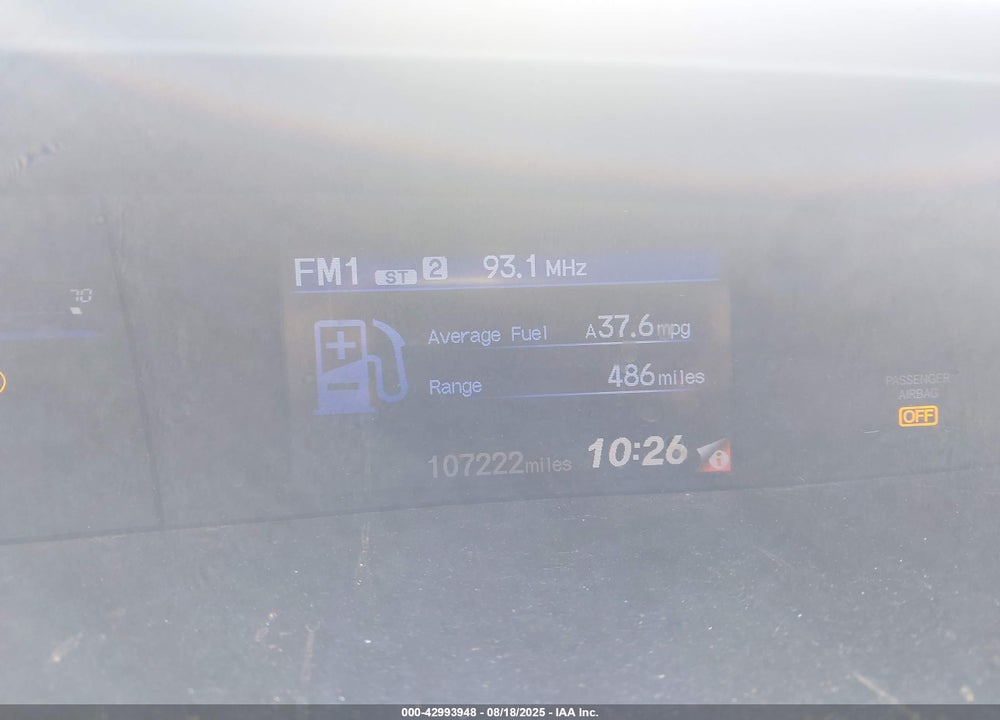 2012 HONDA CIVIC VIN: 19XFB2F50CE004533