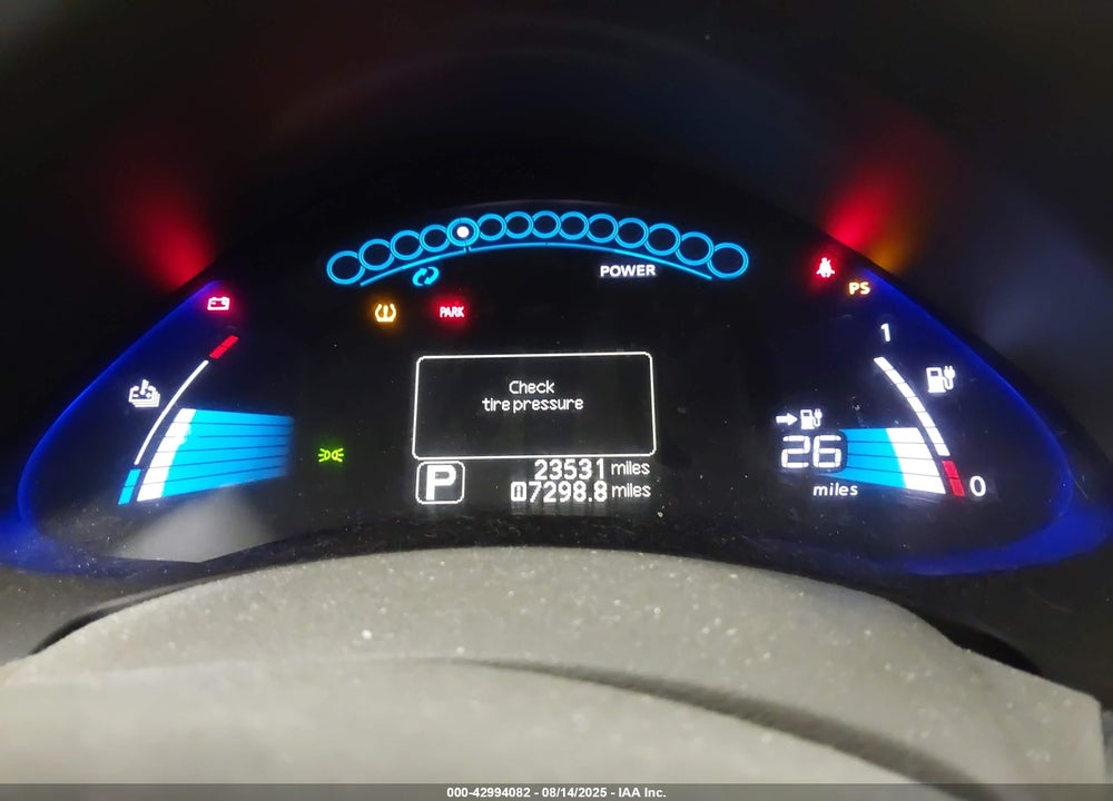 2012 NISSAN LEAF VIN: JN1AZ0CP9CT026010