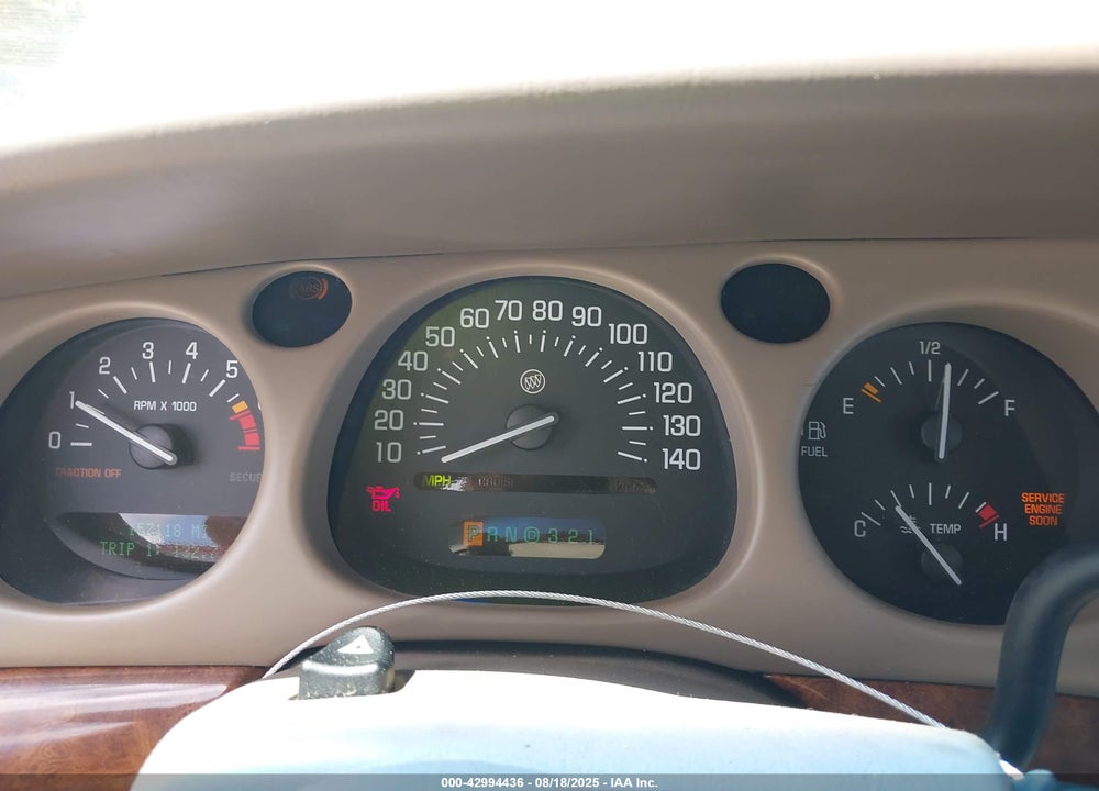 2000 BUICK LESABRE LIMITED VIN: 1G4HR54K6YU307741