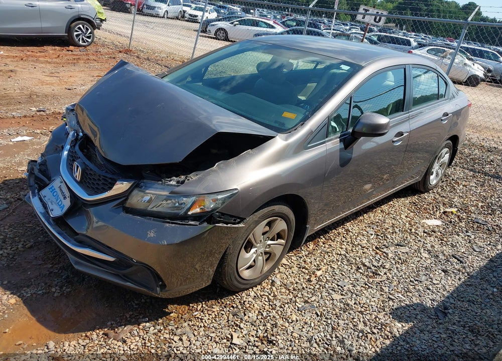 2013 HONDA CIVIC VIN: 2HGFB2F53DH596792