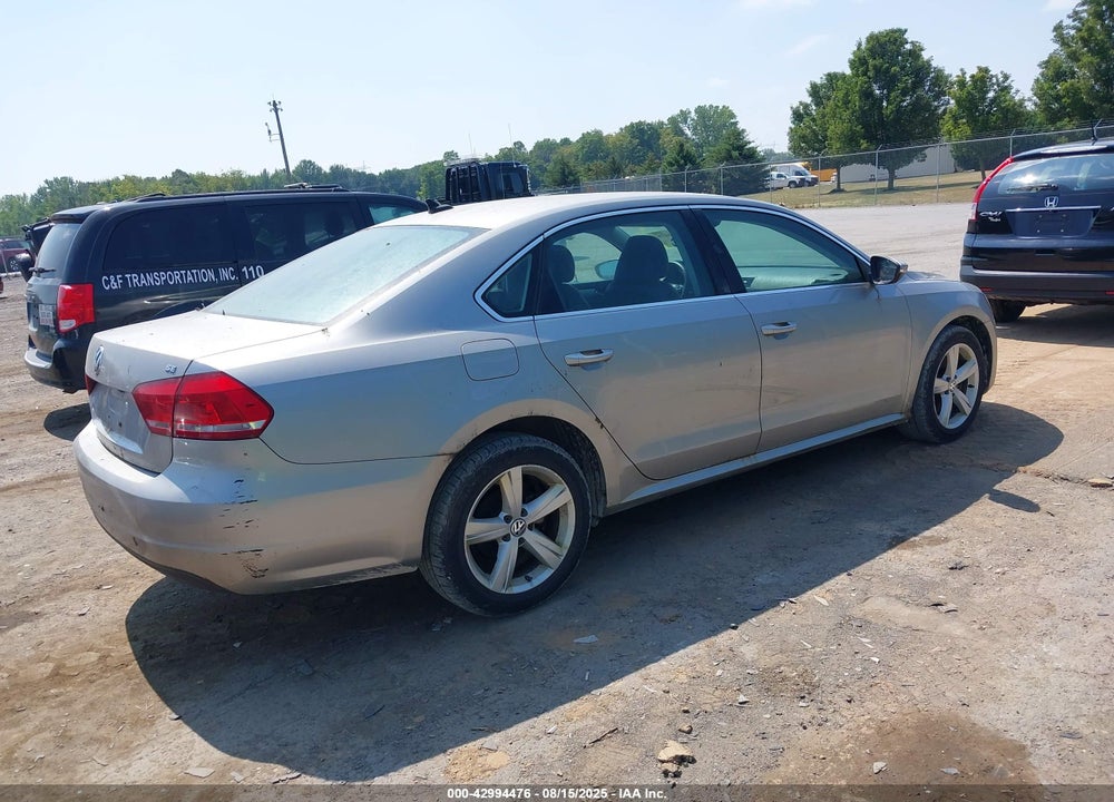 2012 VOLKSWAGEN PASSAT VIN: 1VWBP7A38CC029347