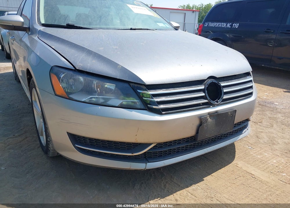 2012 VOLKSWAGEN PASSAT VIN: 1VWBP7A38CC029347