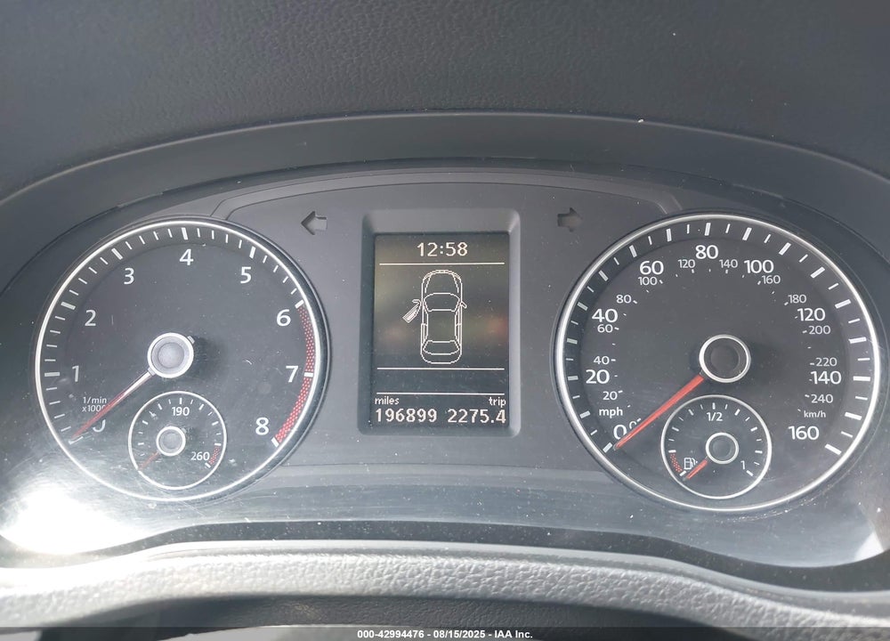 2012 VOLKSWAGEN PASSAT VIN: 1VWBP7A38CC029347