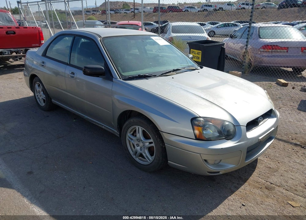 2005 SUBARU IMPREZA 2.5RS VIN: JF1GD67585G523536