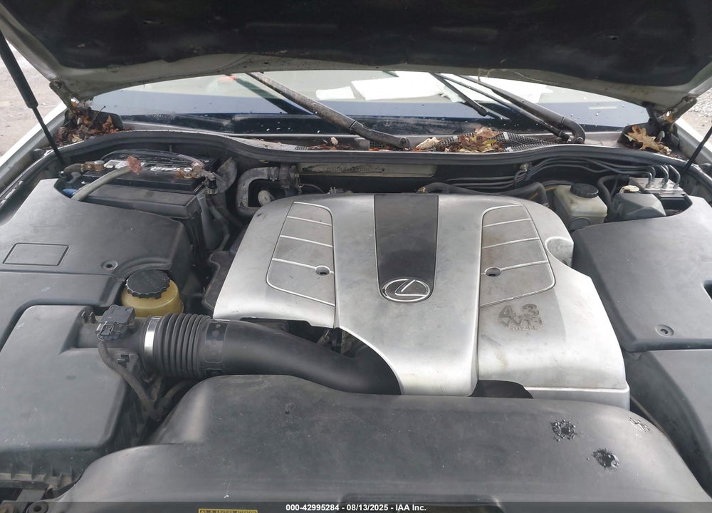 2001 LEXUS LS 430 VIN: JTHBN30FX10050579