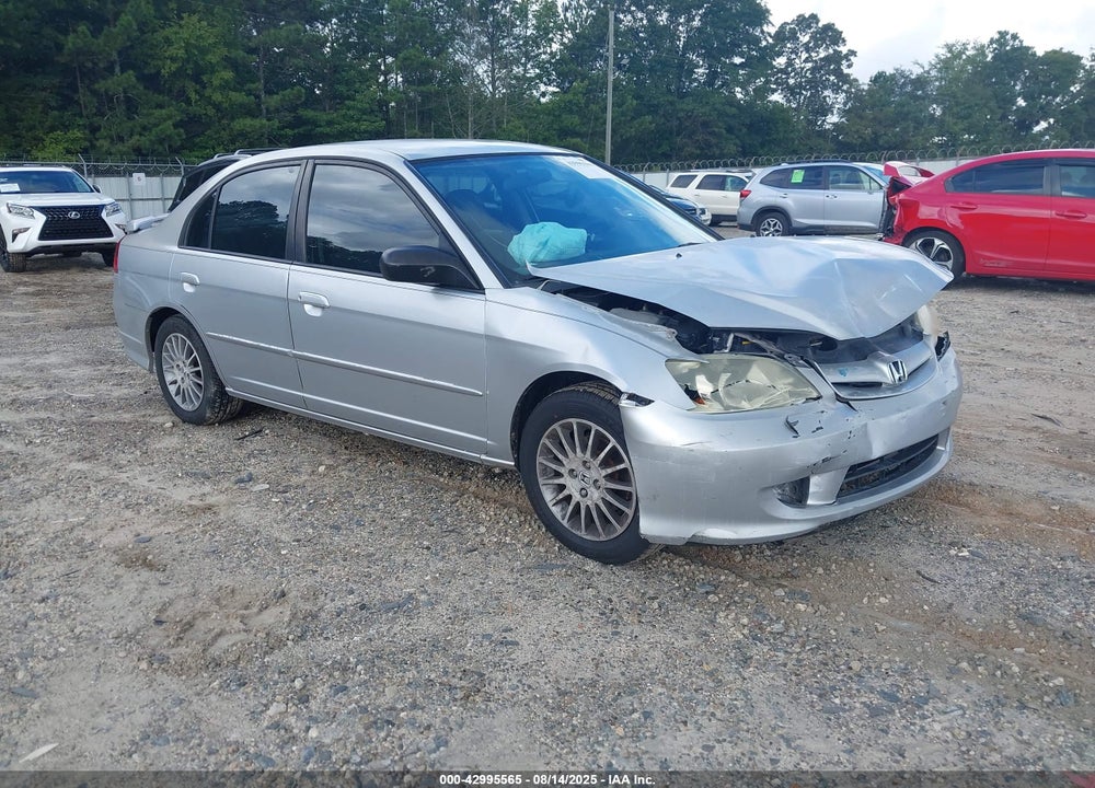 2005 HONDA CIVIC LX VIN: 2HGES16595H626692