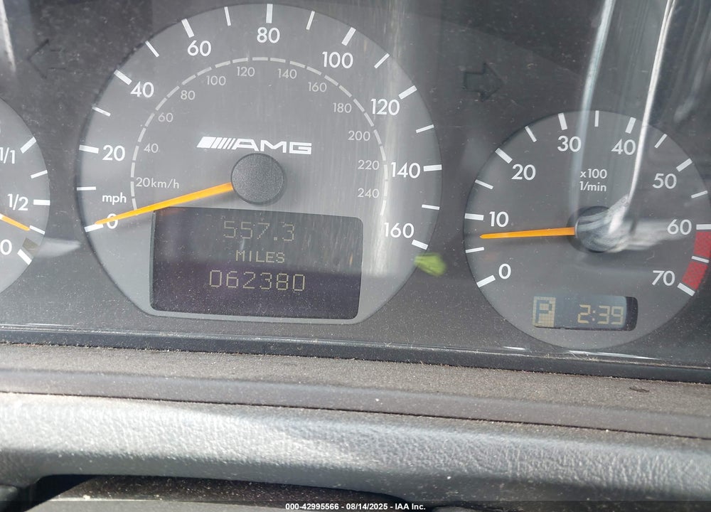 2001 MERCEDES-BENZ CLK 55 AMG VIN: WDBLJ74G81F178343