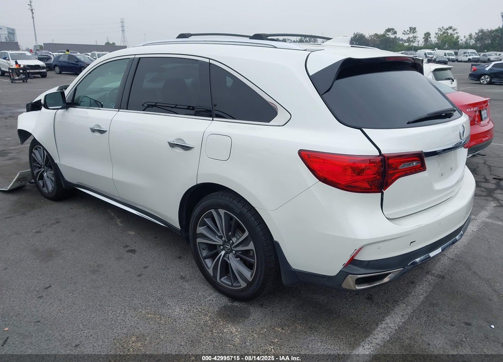 2019 ACURA MDX TECH PKG VIN: 5J8YD4H5XKL025330