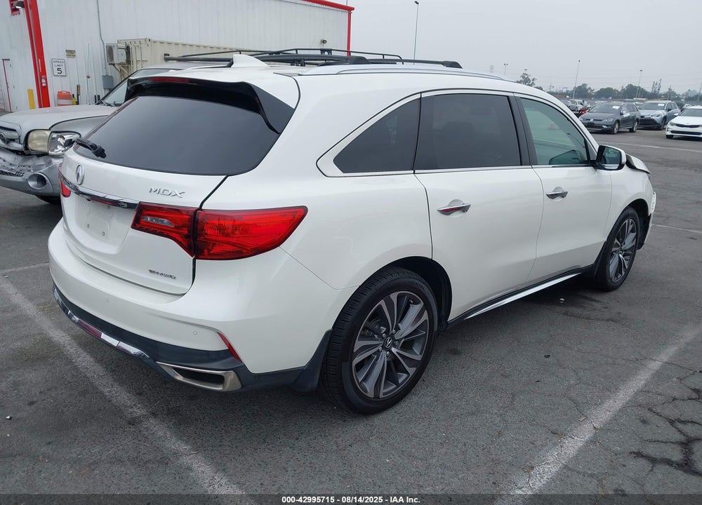 2019 ACURA MDX TECH PKG VIN: 5J8YD4H5XKL025330