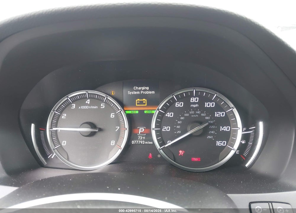 2019 ACURA MDX TECH PKG VIN: 5J8YD4H5XKL025330