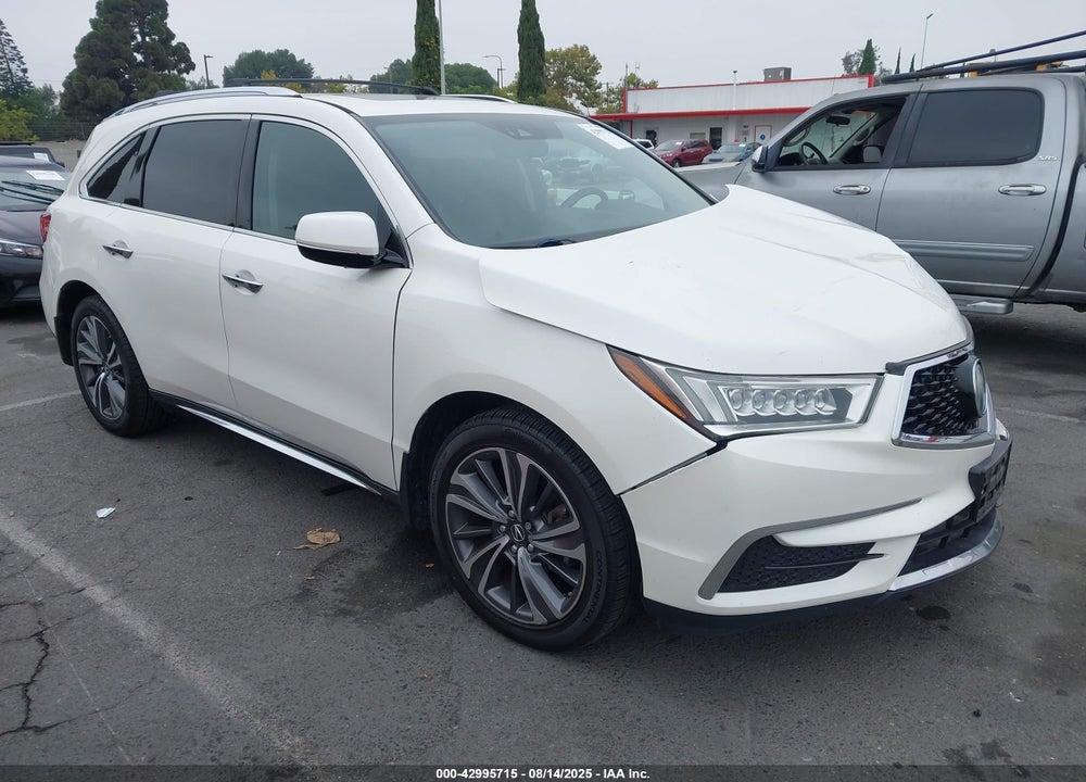 2019 ACURA MDX TECH PKG VIN: 5J8YD4H5XKL025330
