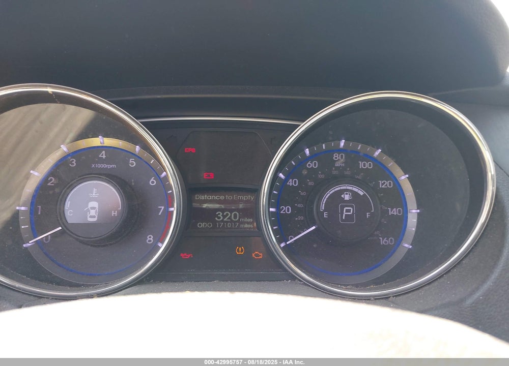 2013 HYUNDAI SONATA GLS VIN: 5NPEB4AC9DH771775