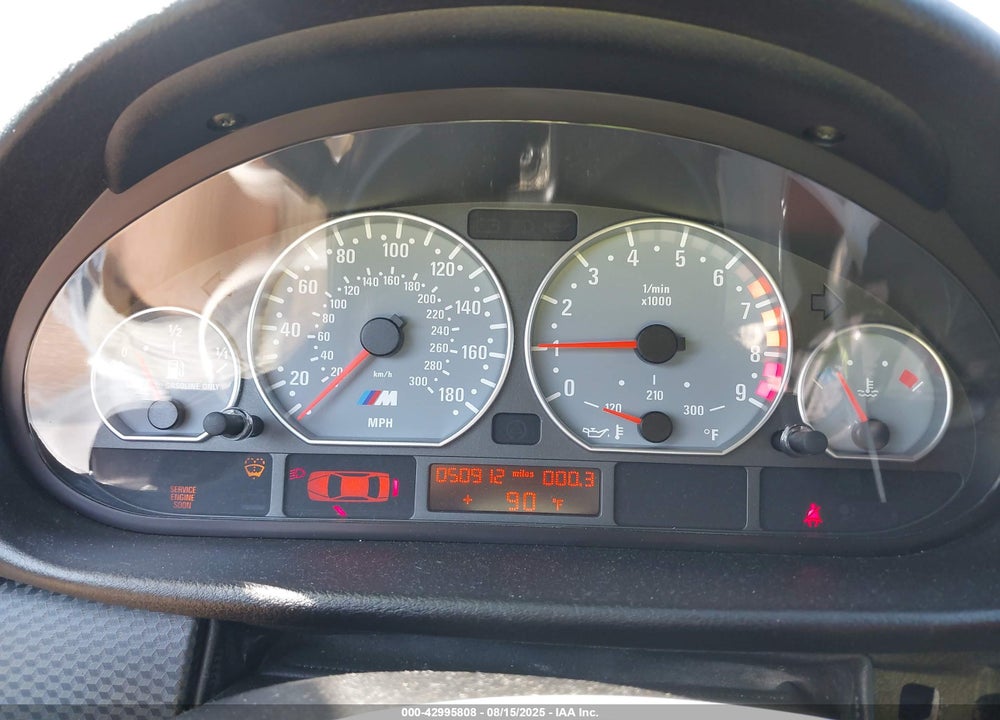 2002 BMW M3 VIN: WBSBR93422PK00365