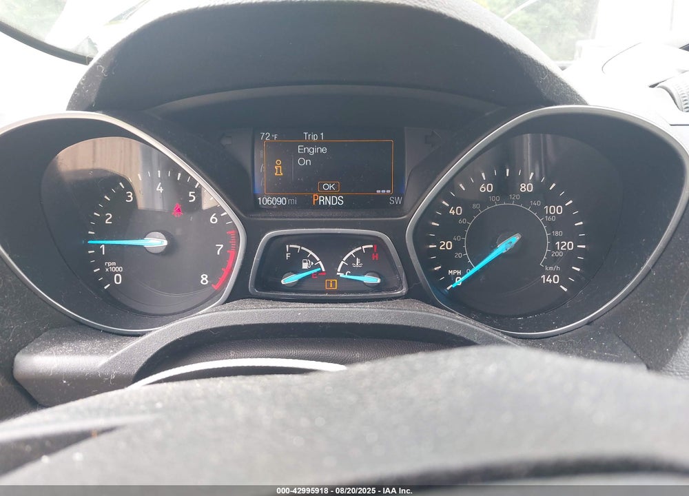 2017 FORD ESCAPE S VIN: 1FMCU0F73HUE27937