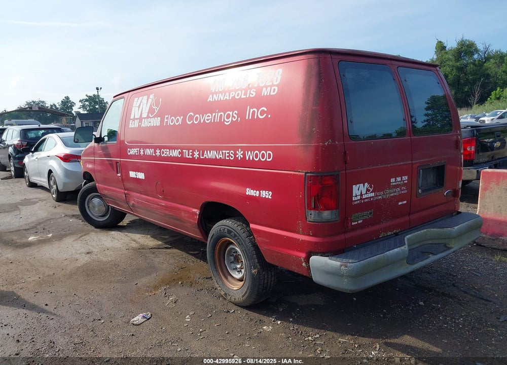 2002 FORD E-250 COMMERCIAL/RECREATIONAL VIN: 1FTNE24L62HB79155