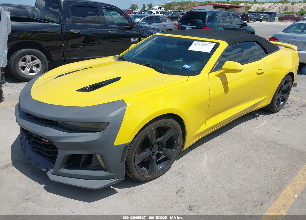 2018 CHEVROLET CAMARO VIN: 1G1FF3D78J0116929