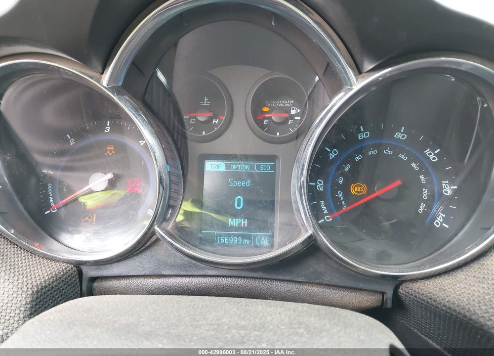 2014 CHEVROLET CRUZE VIN: 1G1P75SZ6E7142475