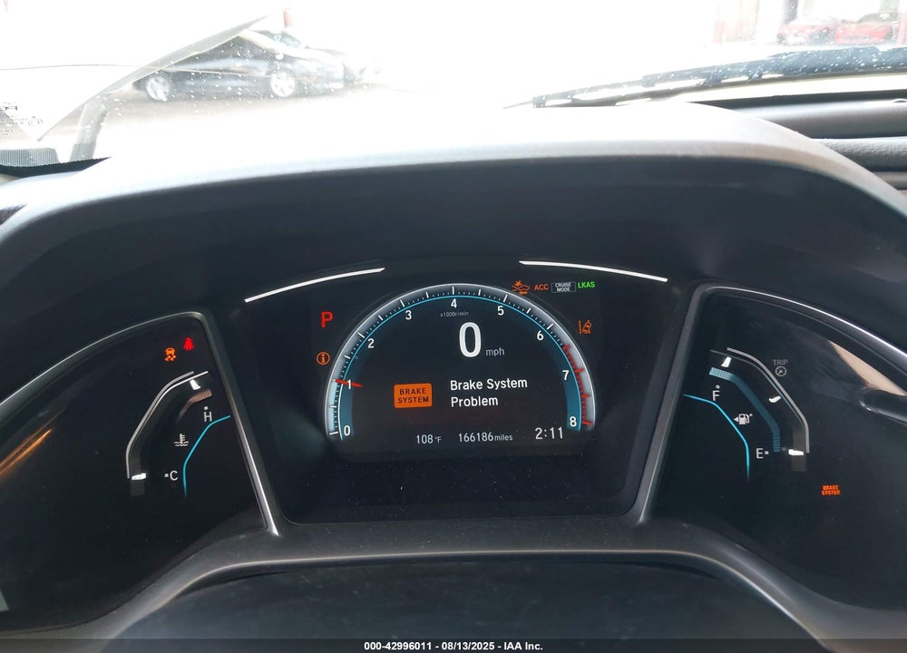 2019 HONDA CIVIC VIN: JHMFC1F30KX012036