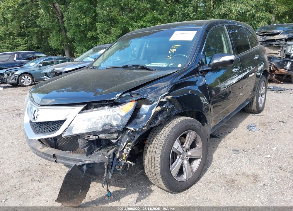 2011 ACURA MDX VIN: 2HNYD2H42BH545846