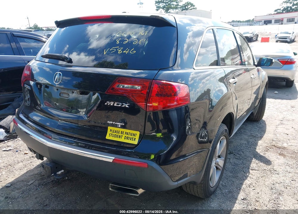 2011 ACURA MDX VIN: 2HNYD2H42BH545846