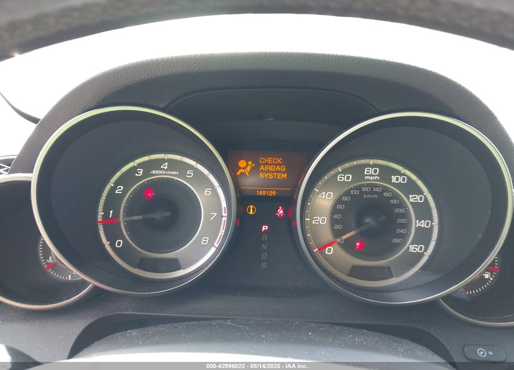 2011 ACURA MDX VIN: 2HNYD2H42BH545846