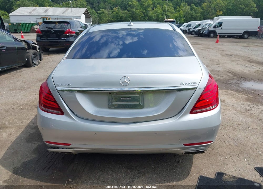2016 MERCEDES-BENZ S CLASS VIN: WDDUG8FB0GA220480