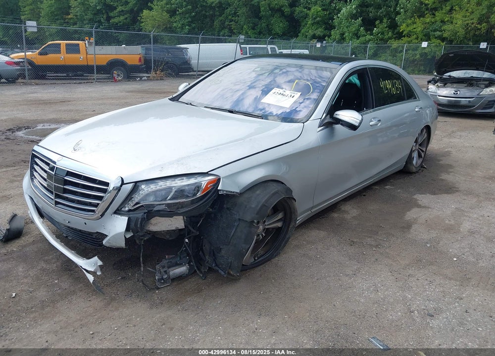 2016 MERCEDES-BENZ S CLASS VIN: WDDUG8FB0GA220480