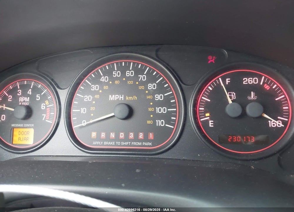 2000 PONTIAC MONTANA M16 VIN: 1GMDX03E8YD321000
