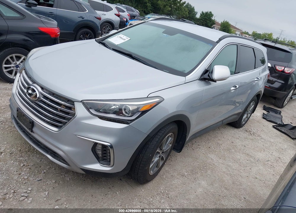 2017 HYUNDAI SANTA FE VIN: KM8SNDHF0HU203190